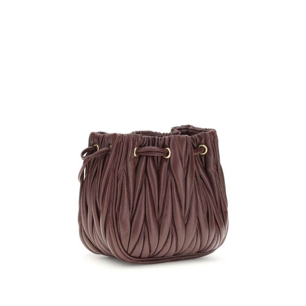 Miu Miu Women Matelassé Nappa Leather Pouch - Picture 3 of 4